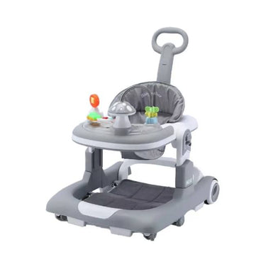 Multi-functional 3in1 Baby Mushroom Musical Walker - Gray